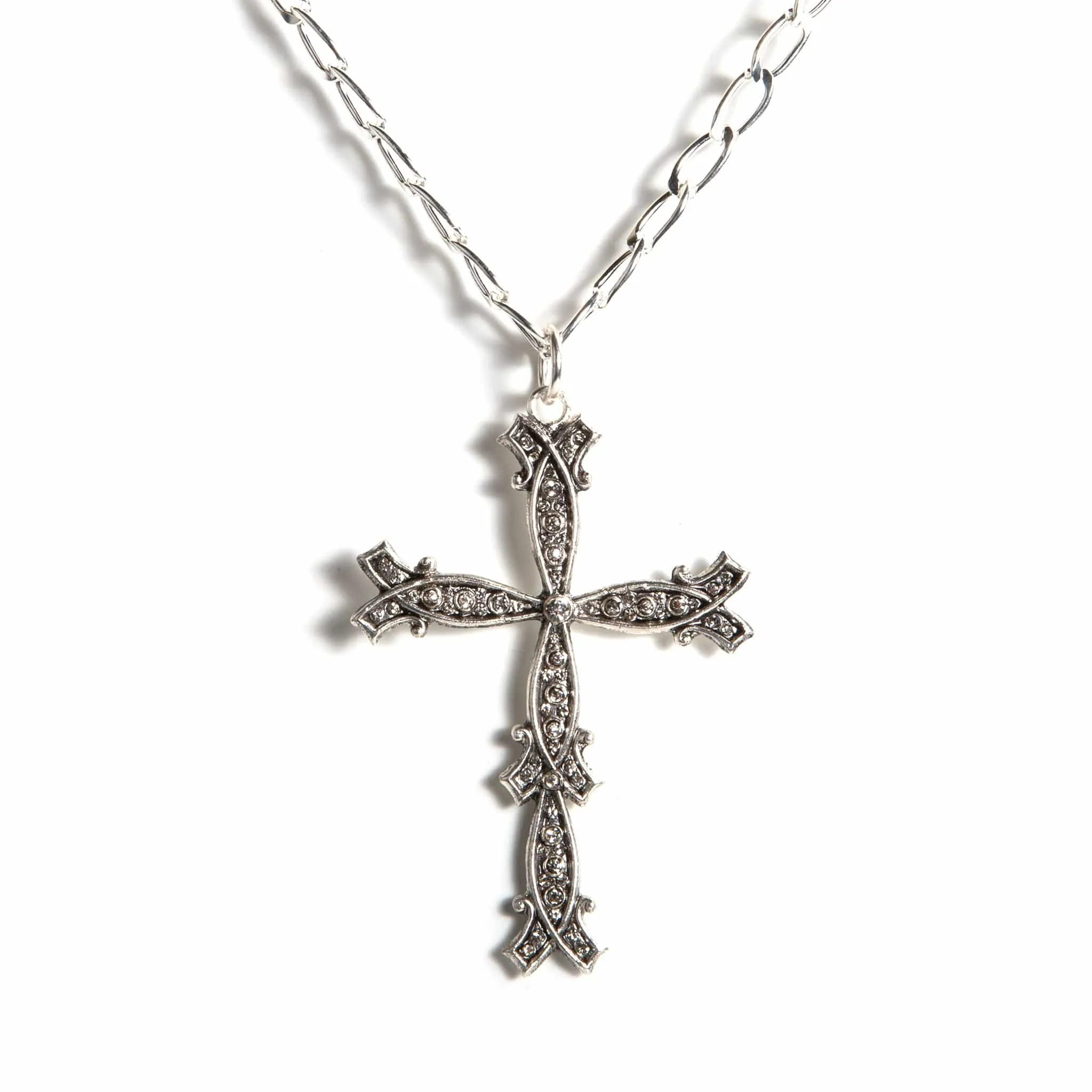 Grande Cross Figaro Necklace 32