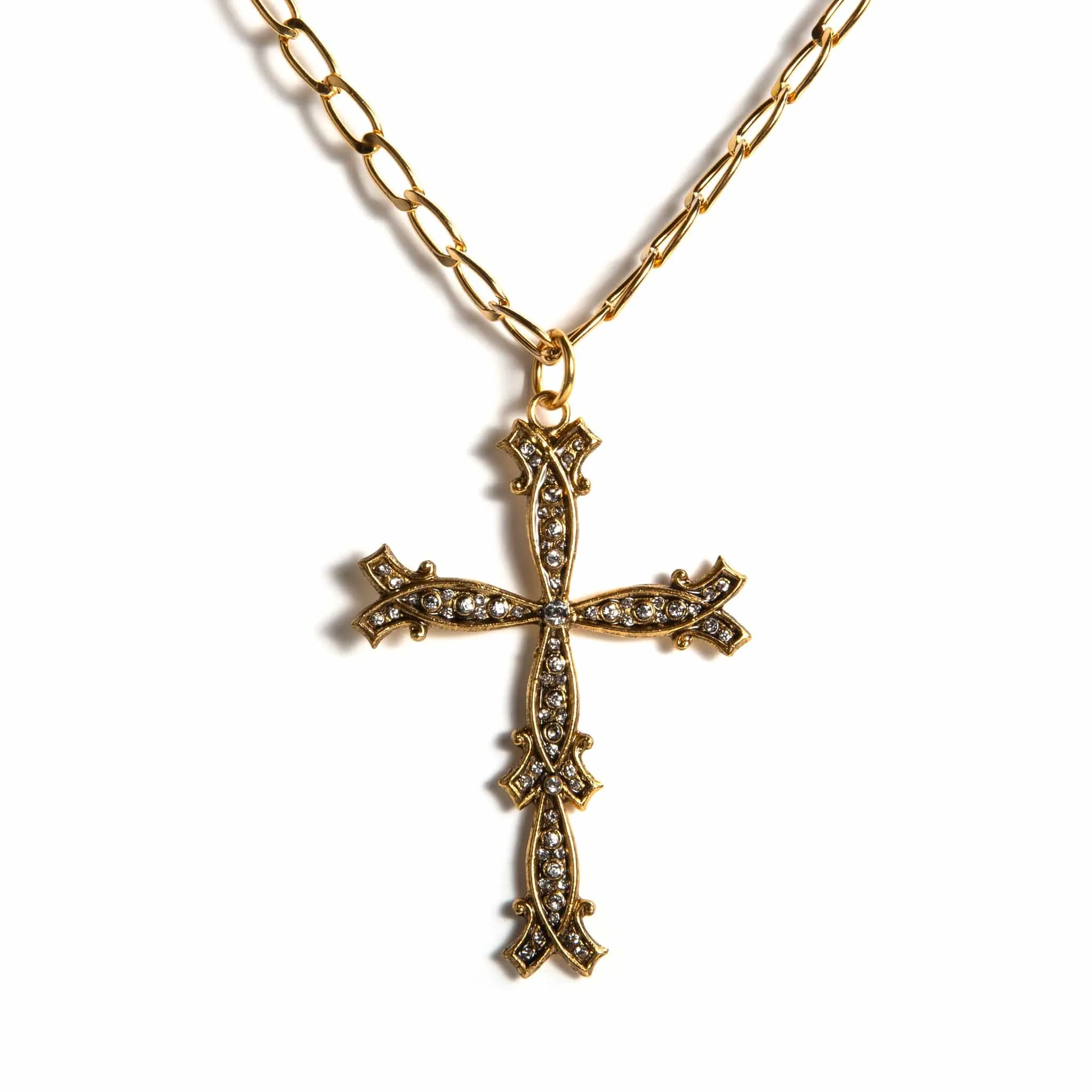 Grande Cross Figaro Necklace 32