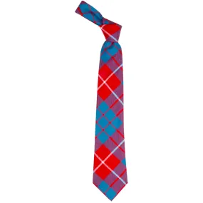 Hamilton Red Modern Tartan Tie