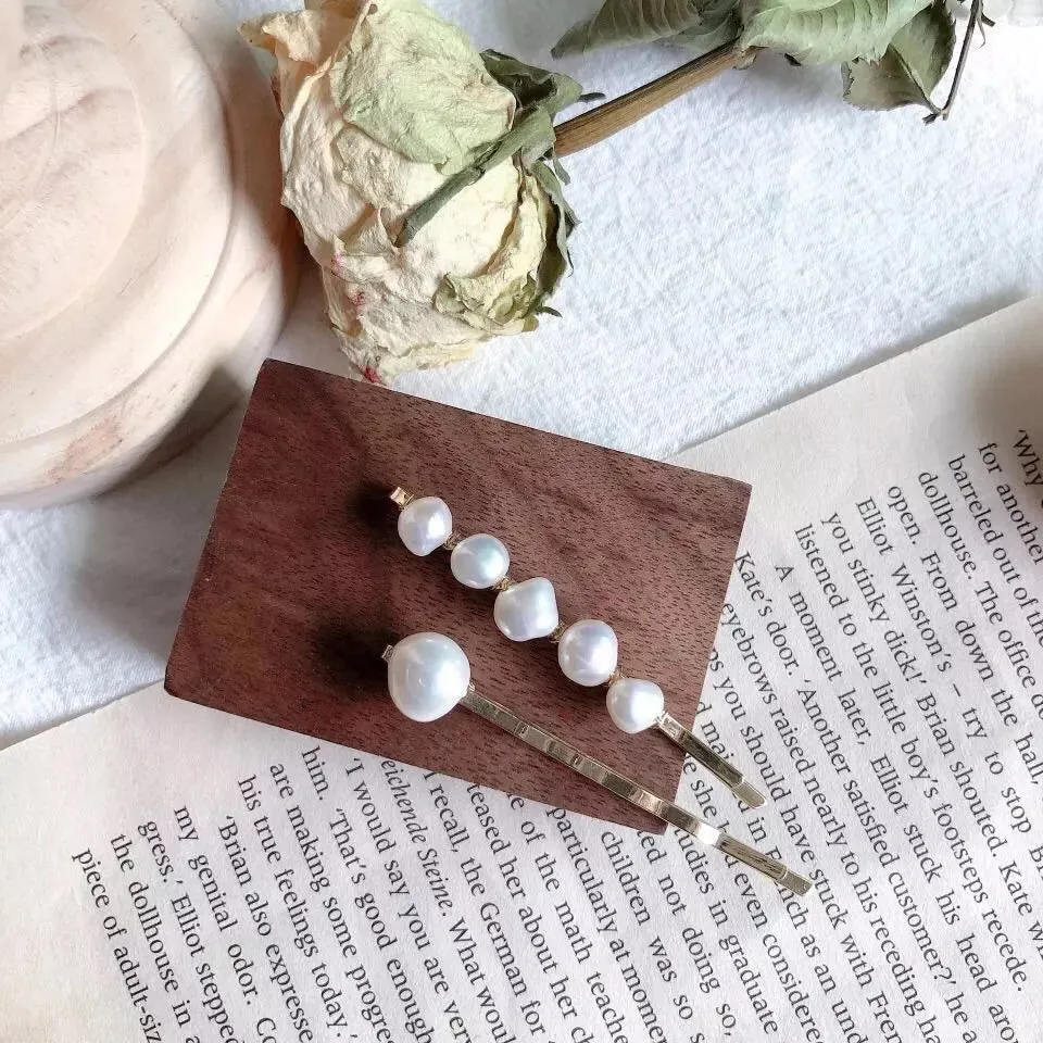 Handmade Freshwater Pearl Hair Pins