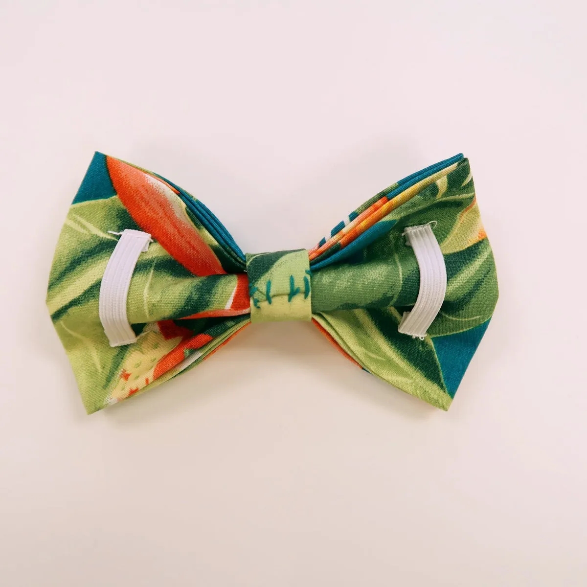 Hawaiian Floral Print Dog's Bow Tie | Pet Fashion