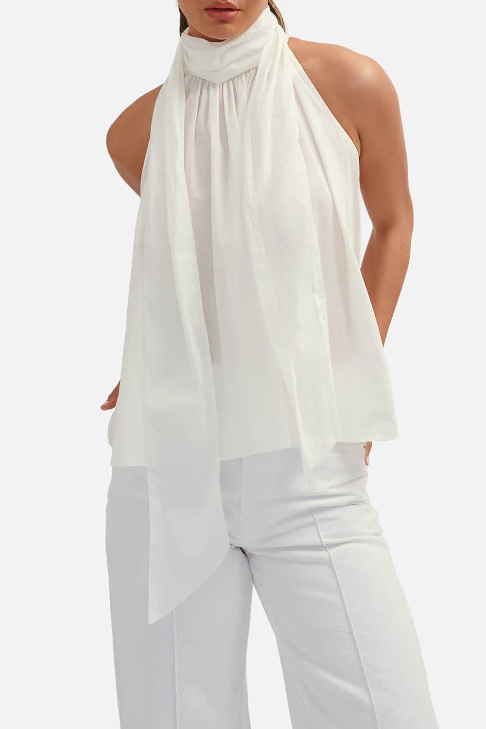 Hearst Top in White