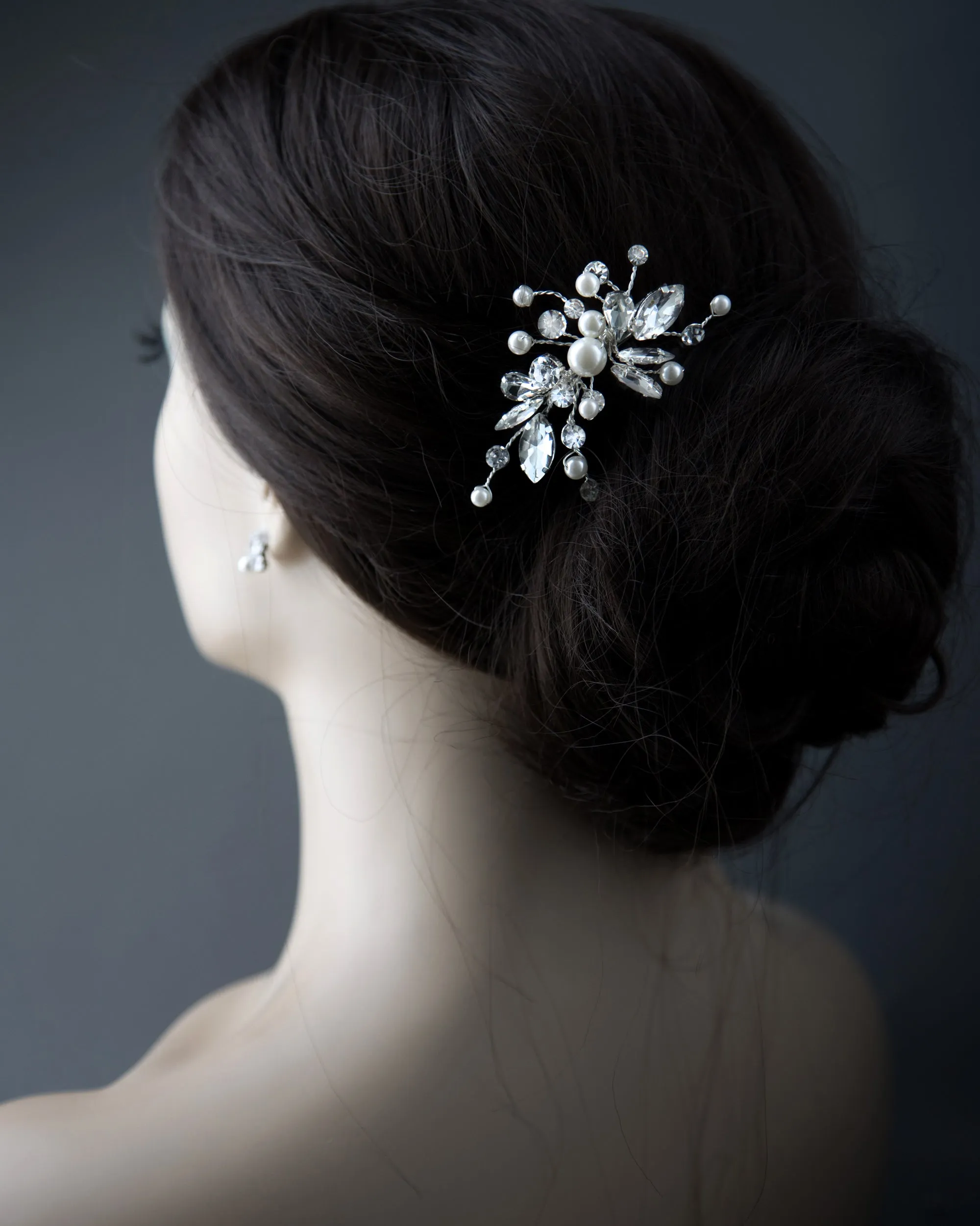 Ivory Pearl Wedding Hair Clip