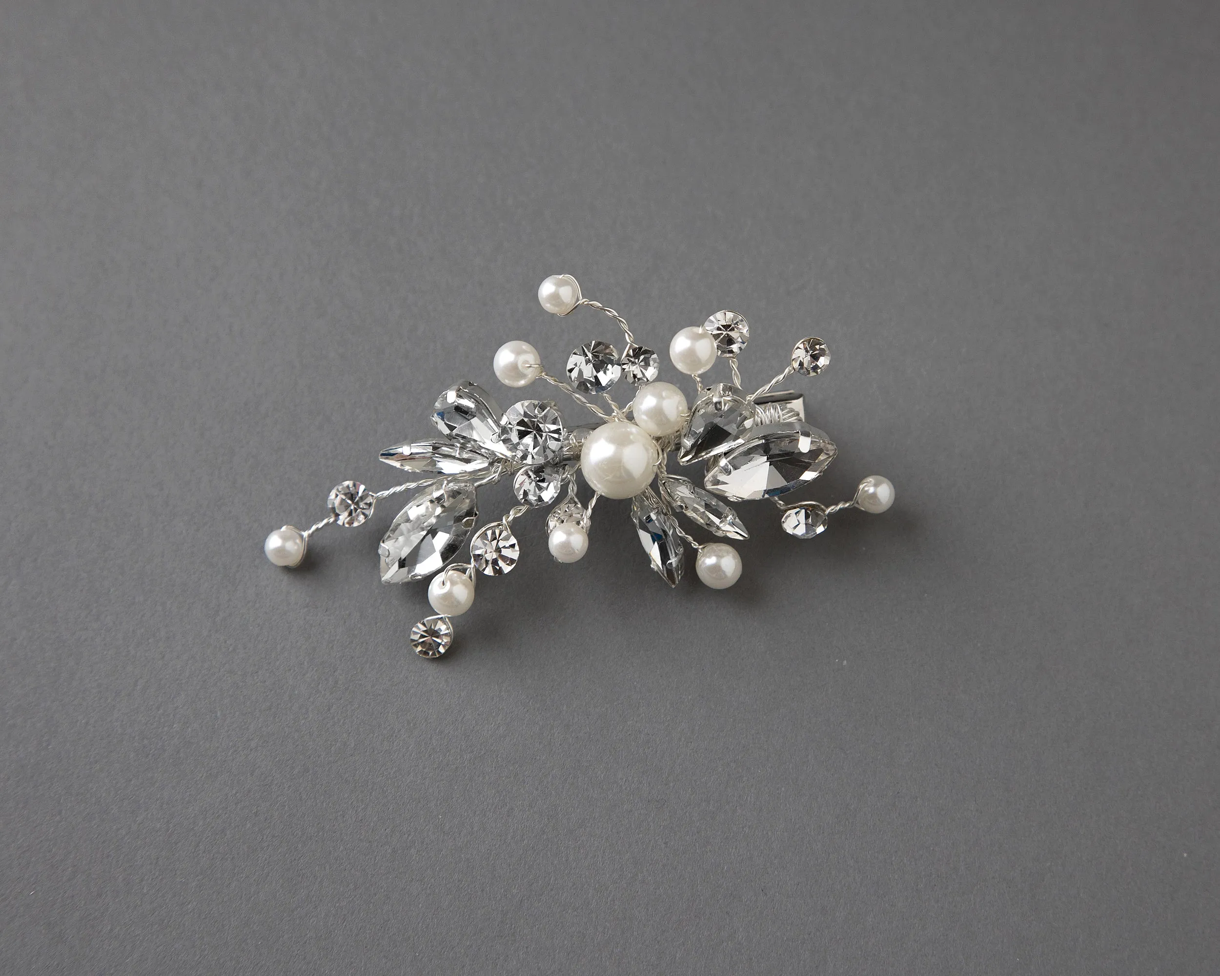 Ivory Pearl Wedding Hair Clip