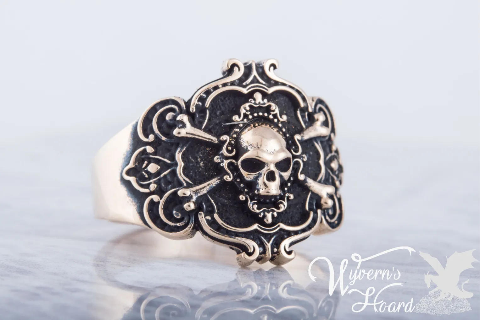 Jolly Roger Pirate Symbol Ring