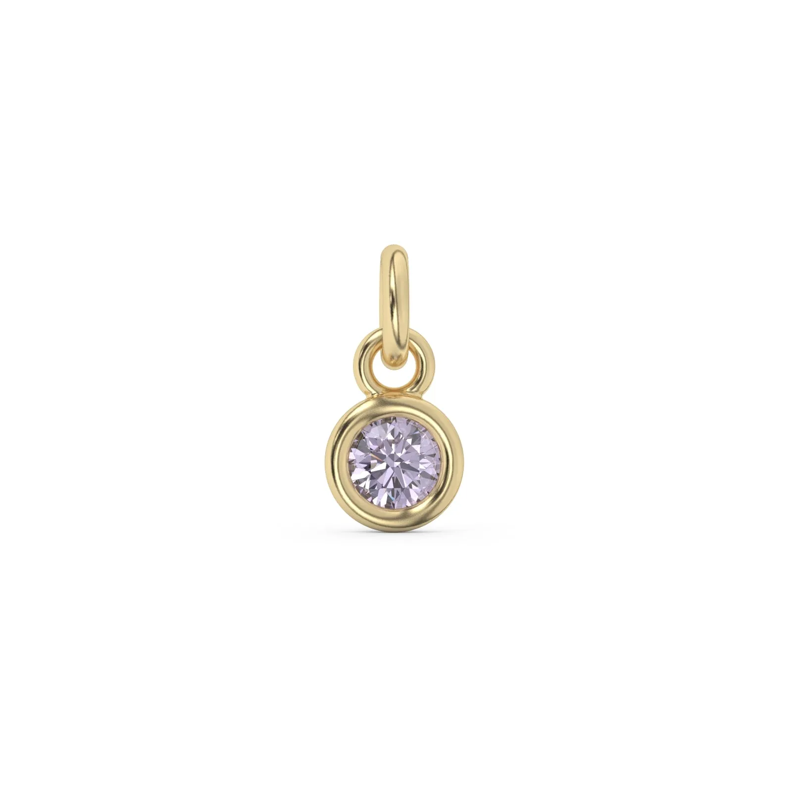 June Birthstone Charm | 10k Yellow Gold