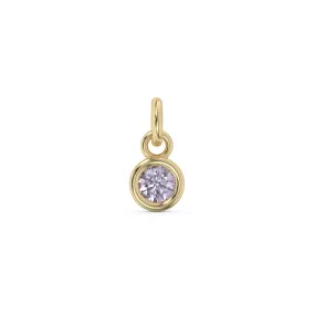 June Birthstone Charm | 10k Yellow Gold