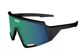 Koo Spectro Sunglasses Matte Black - Green Lens Zeiss Lens