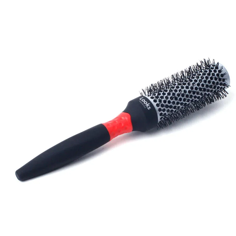 Looks Hot Curling Hair Brushes Combs Beauty Styling Professional Made in Korea