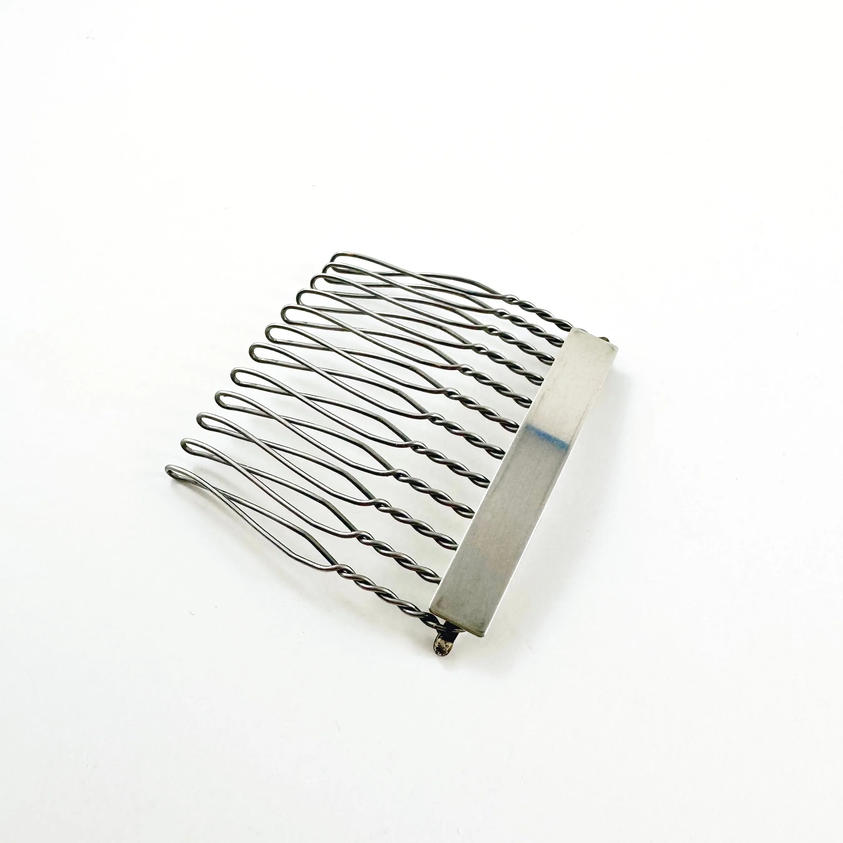 “Lorca” Bar Small Hair Comb - Silver