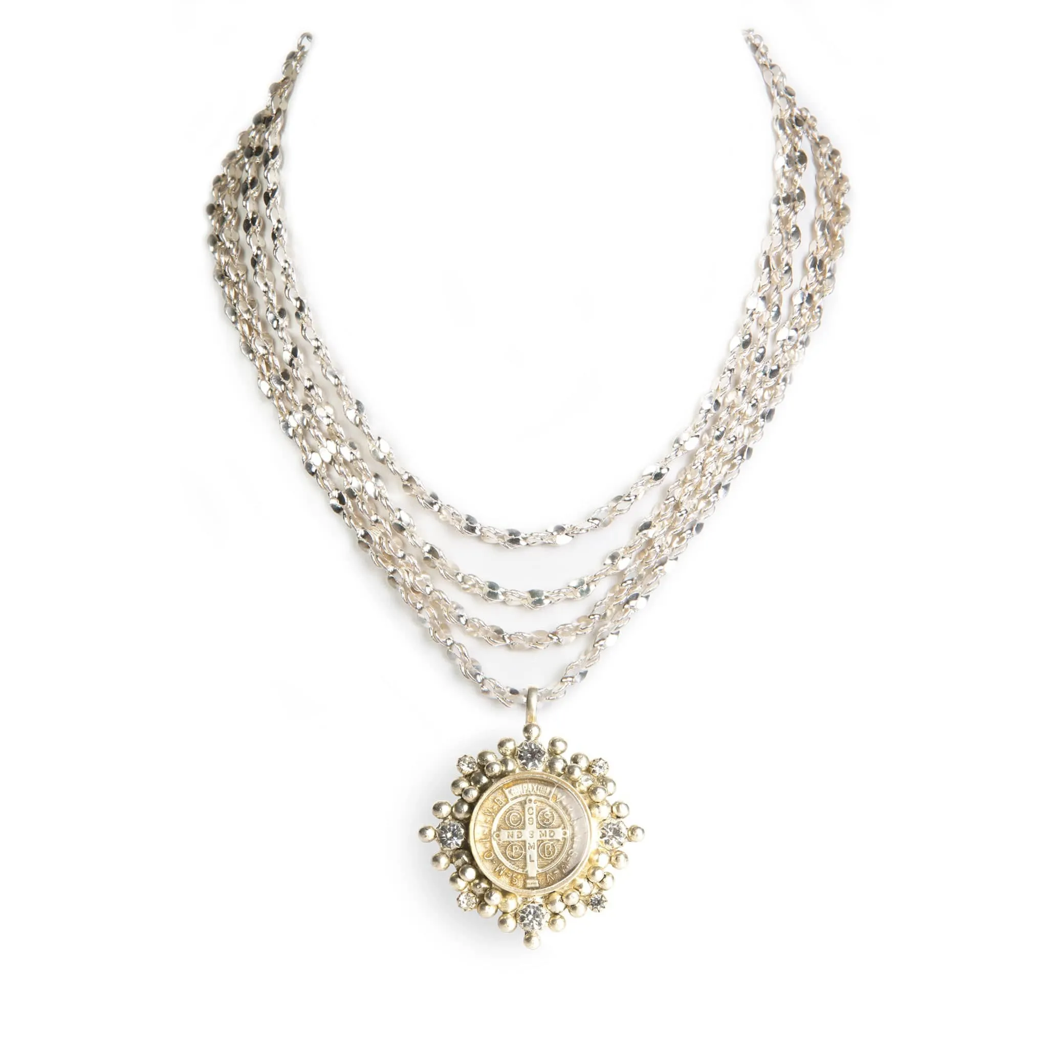 Love Chain Choker with Luxury Medallions