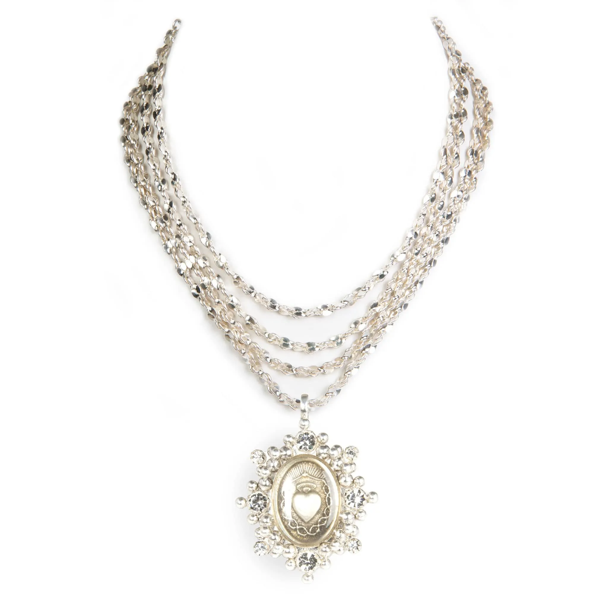 Love Chain Choker with Luxury Medallions