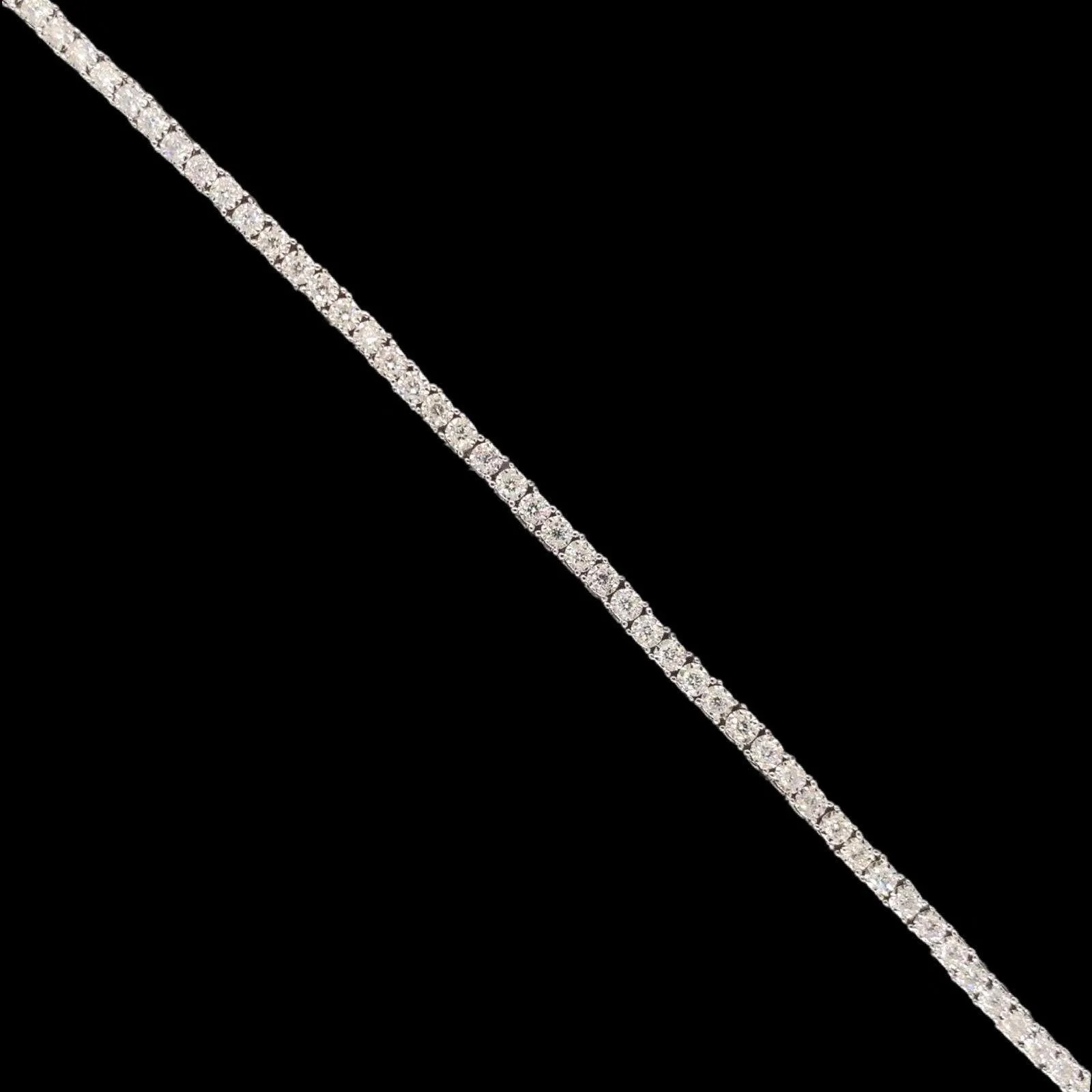 #LVNA2024 | 4.1cts Full Eternity Box Unisex Type Tennis Diamond Bracelet 14kt