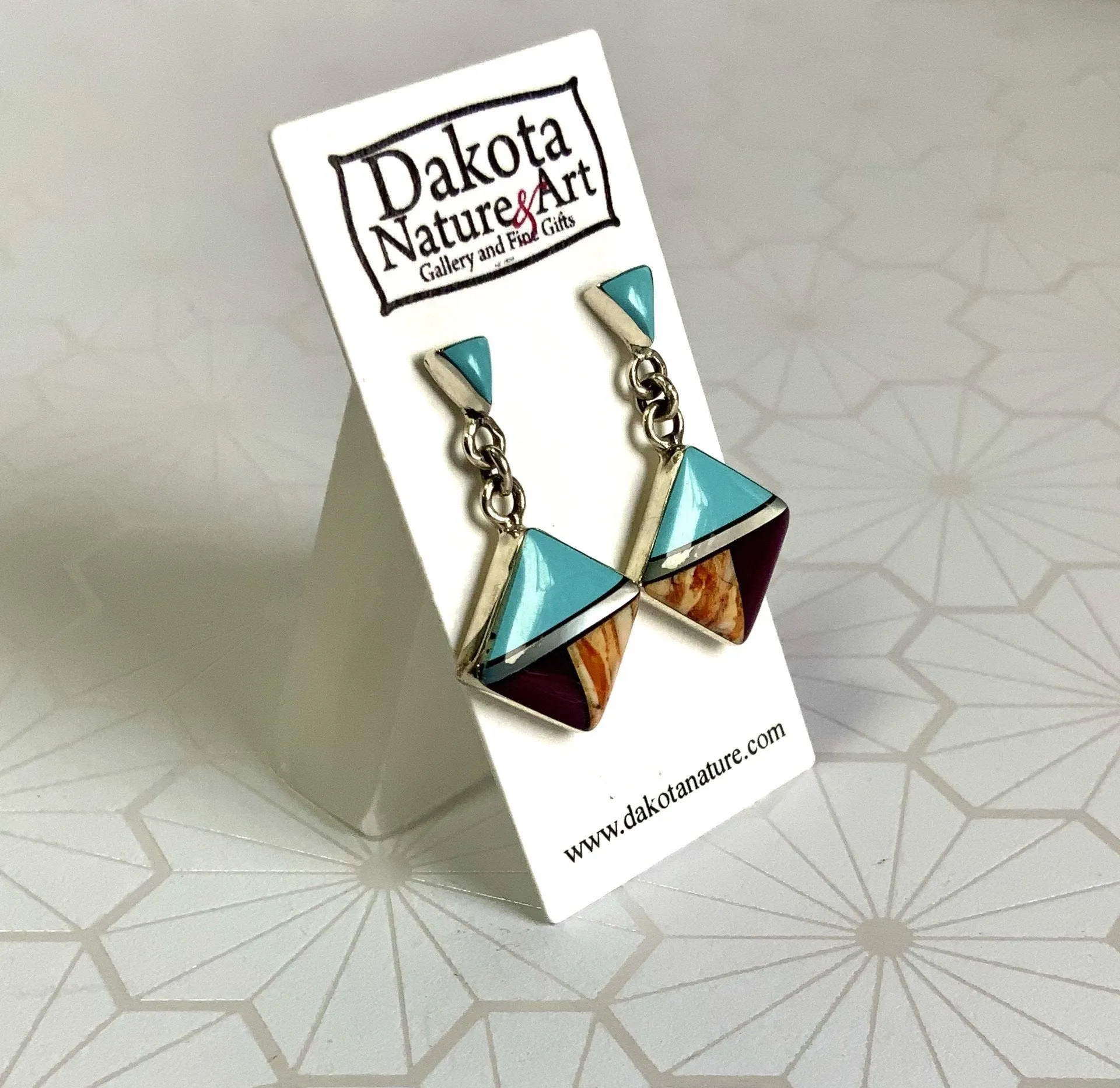 Many Paths Inlay Earrings