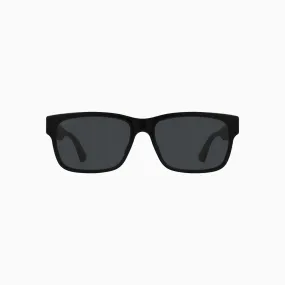 Men's Black Grey Square Sunglasses