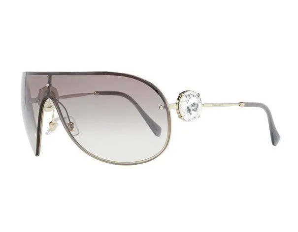 MIU MIU Pale Gold Frame Women Sunglasses MU67US 37ZVN5O0