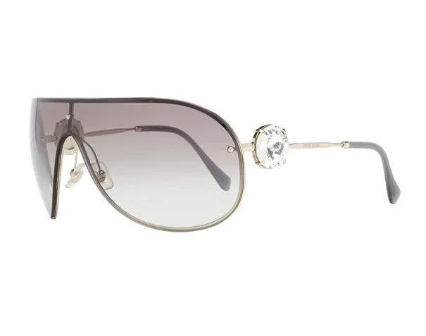 MIU MIU Pale Gold Frame Women Sunglasses MU67US 37ZVN5O0