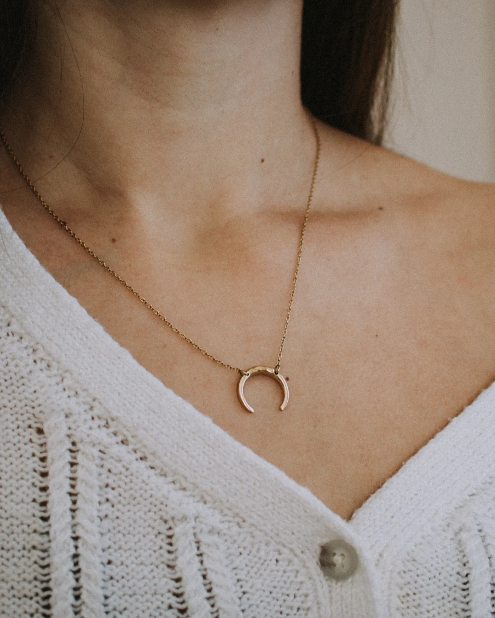 Moon Pendant Necklace