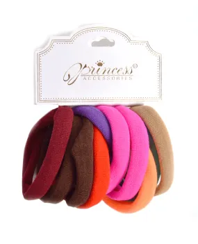 Multi-color Medium Elastic Hair Ties