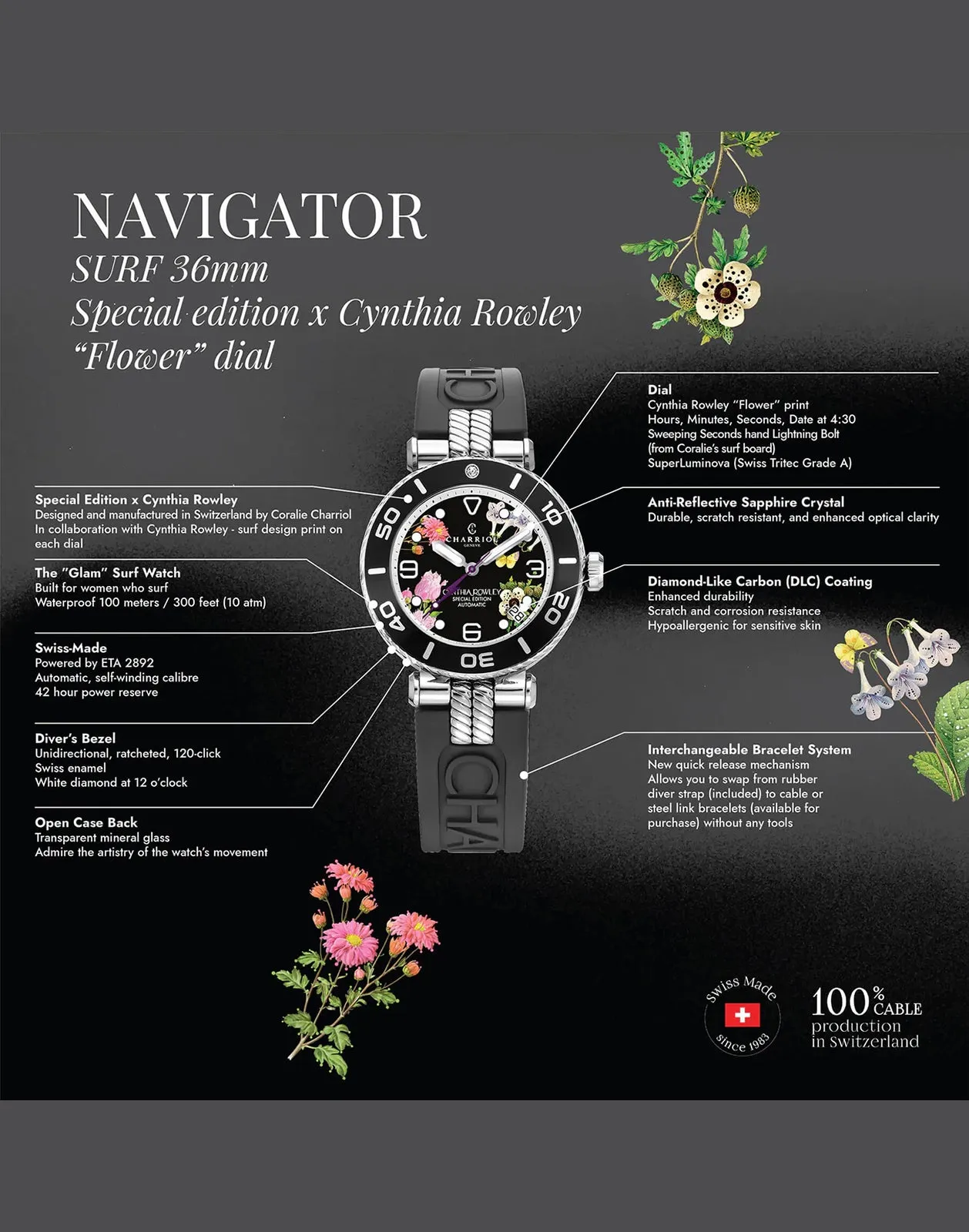 Navigator Surf Watch "Flower"