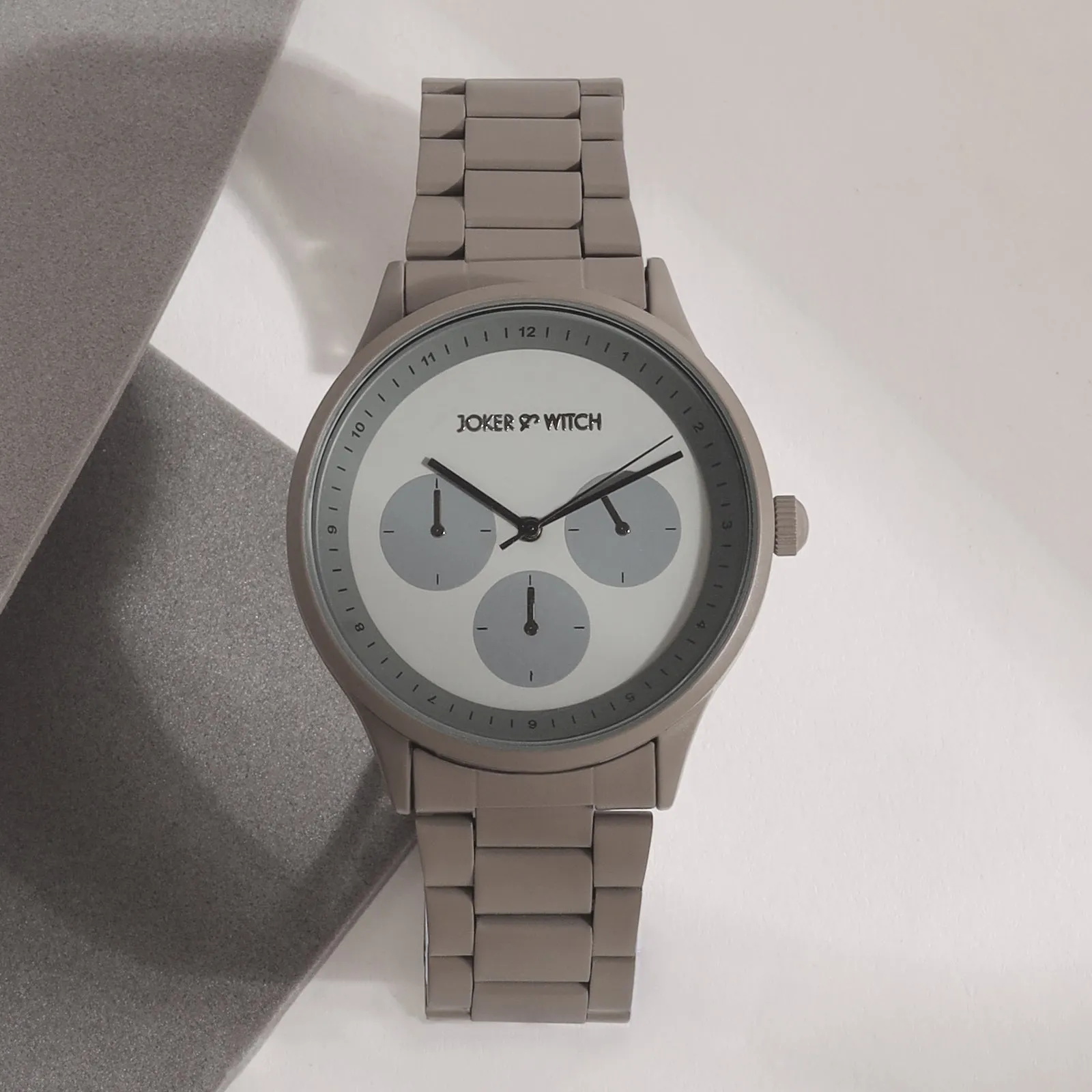 Nexus Grey Stainless Steel Strap Watch