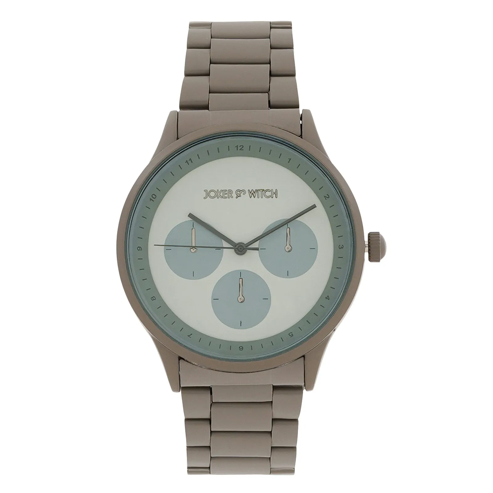 Nexus Grey Stainless Steel Strap Watch