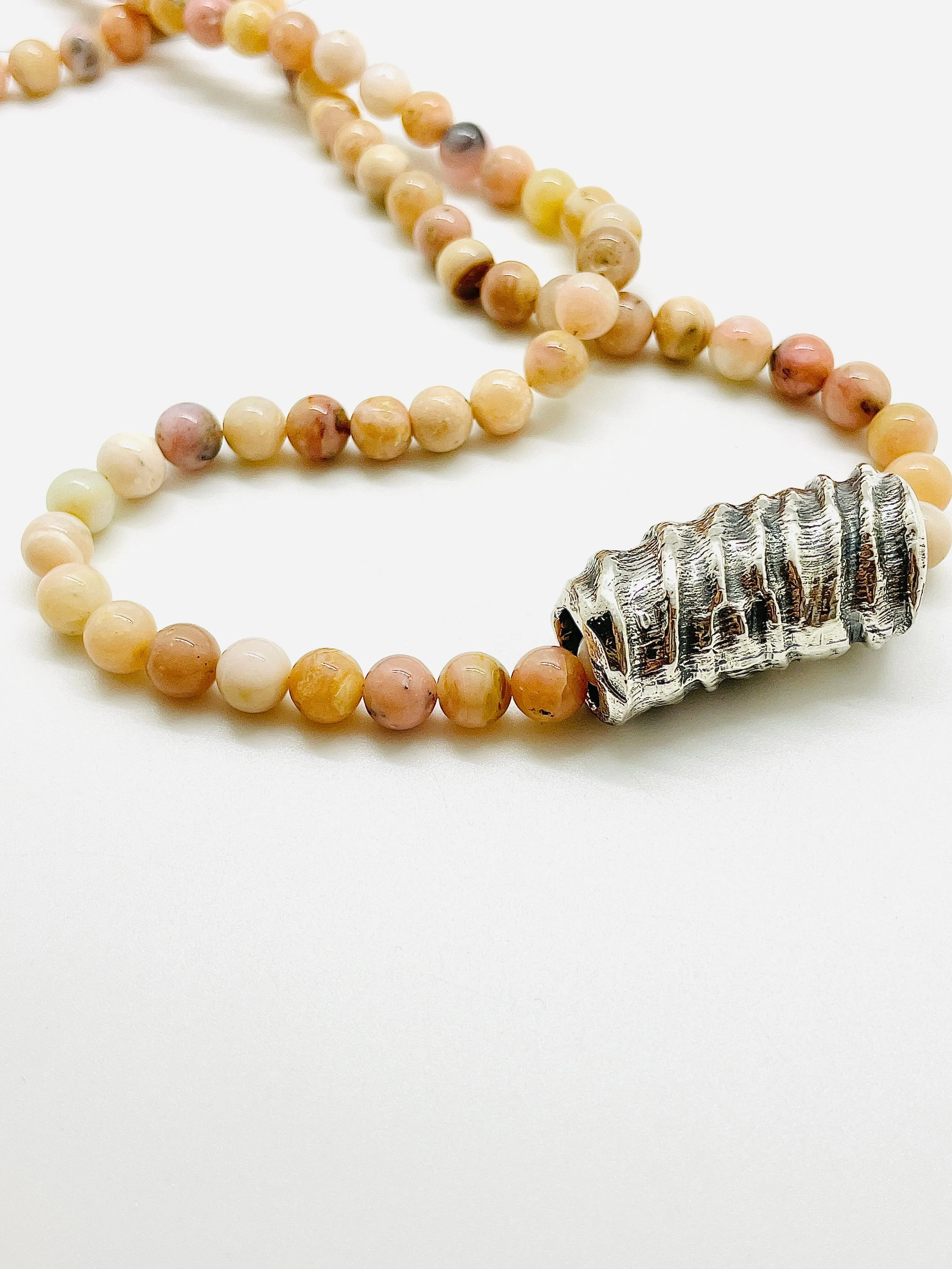 Pack Pendant with Pink Opal Beads