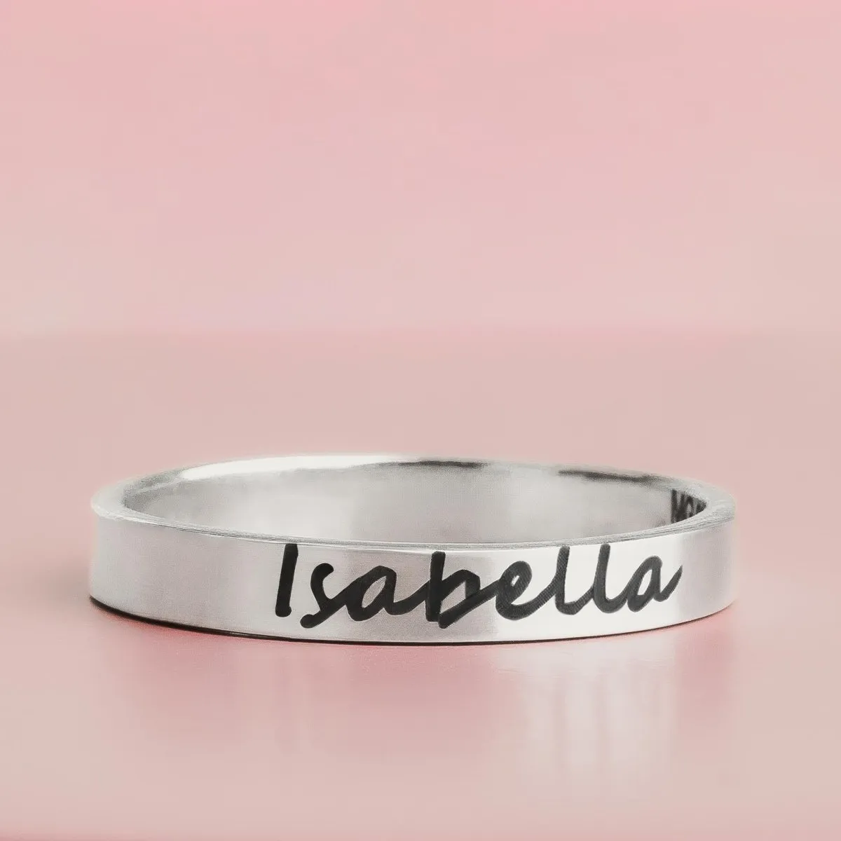 Personalized Name Ring Band