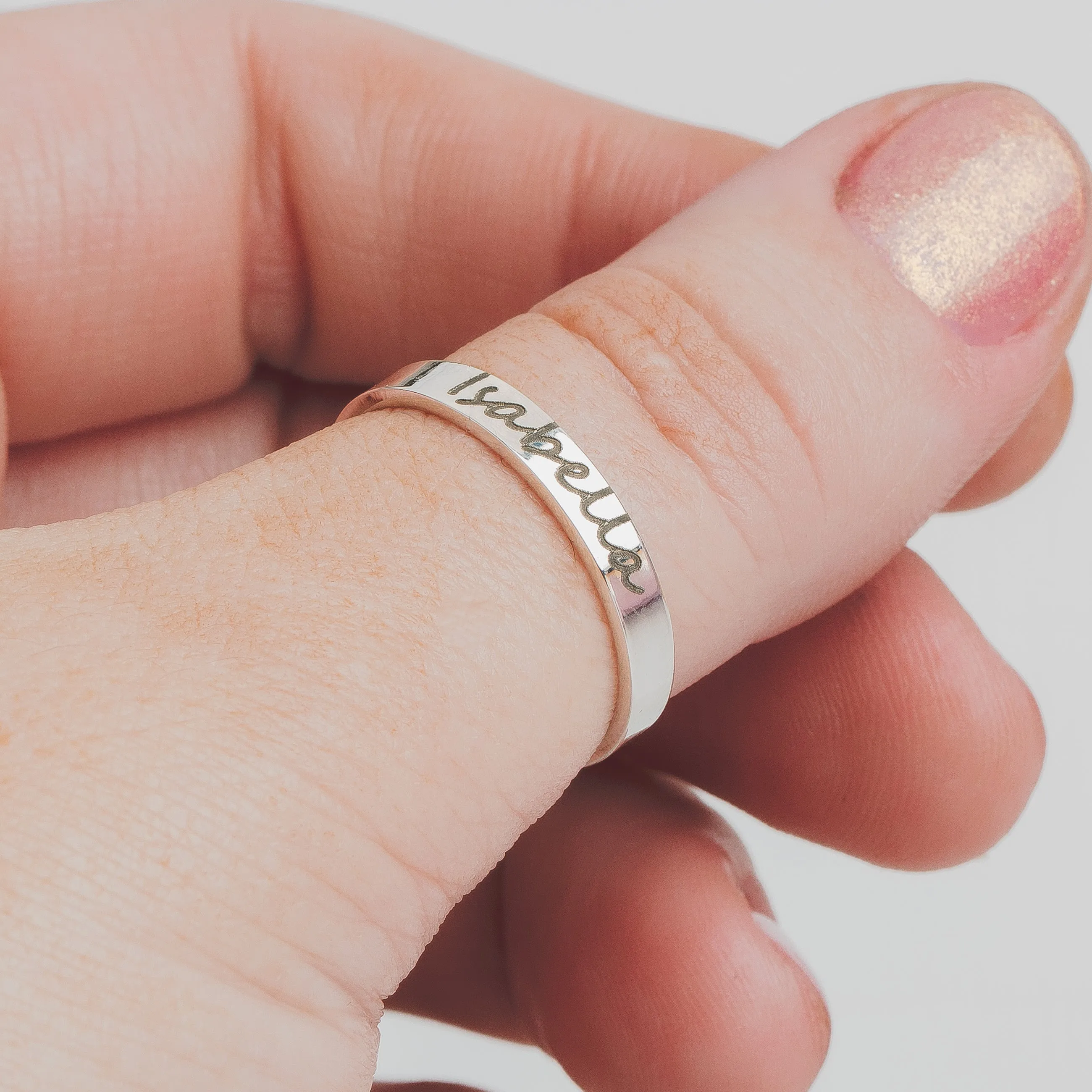 Personalized Name Ring Band