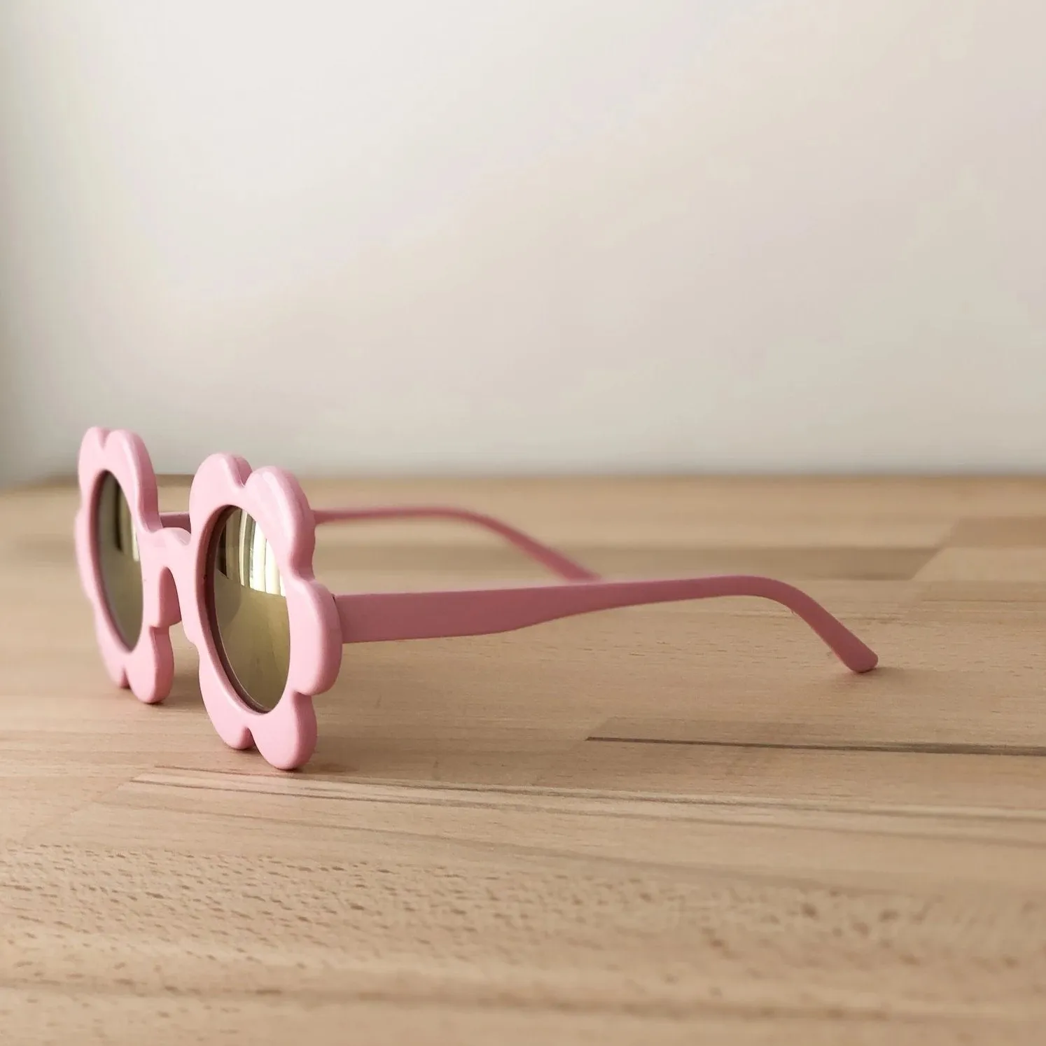 Pink Flower Sunglasses