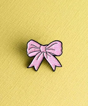 PINK GLITTER BOW