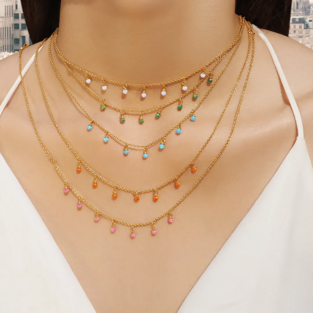 Pink Opal Choker