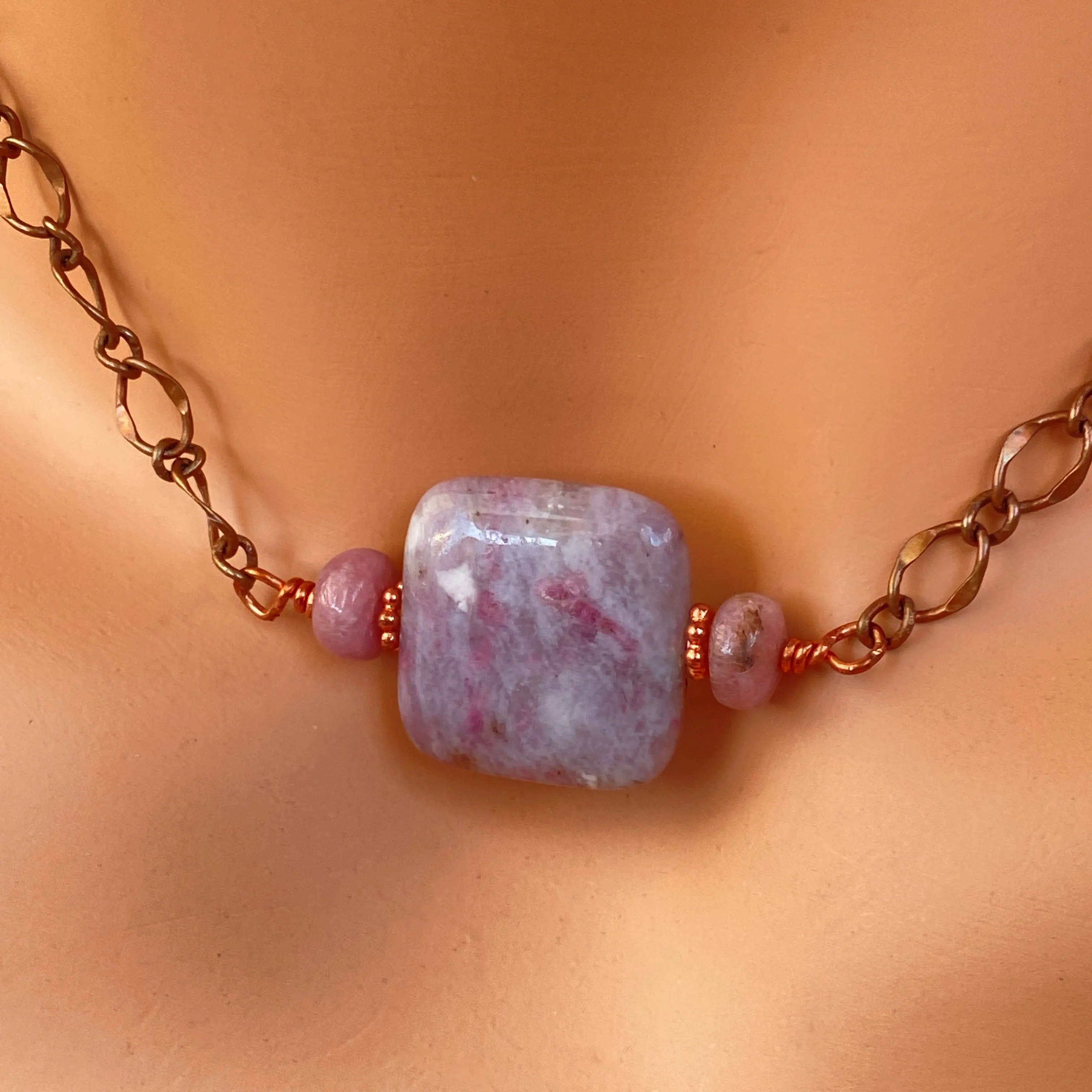 Pink Tourmaline Necklace