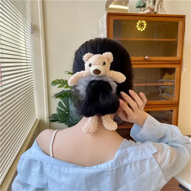 Plush Bear Hair Circle