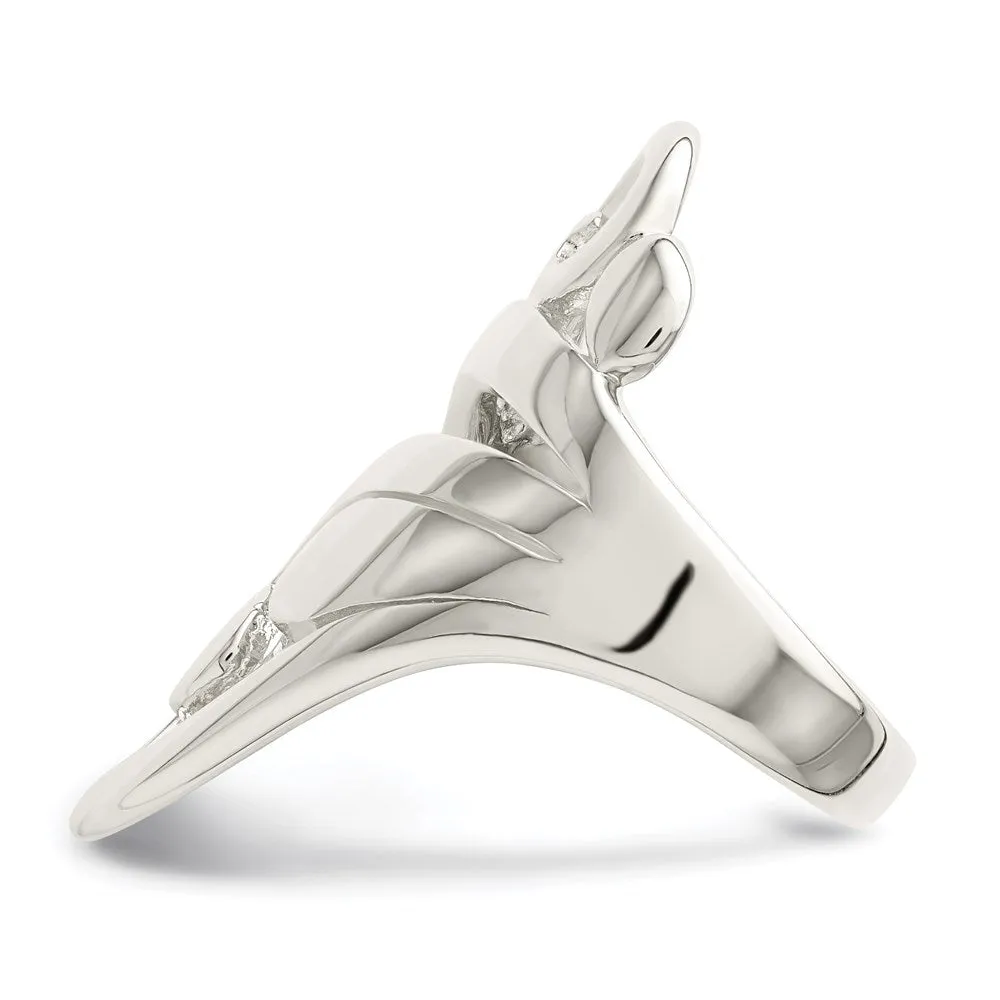 Scroll Ring in Sterling Silver