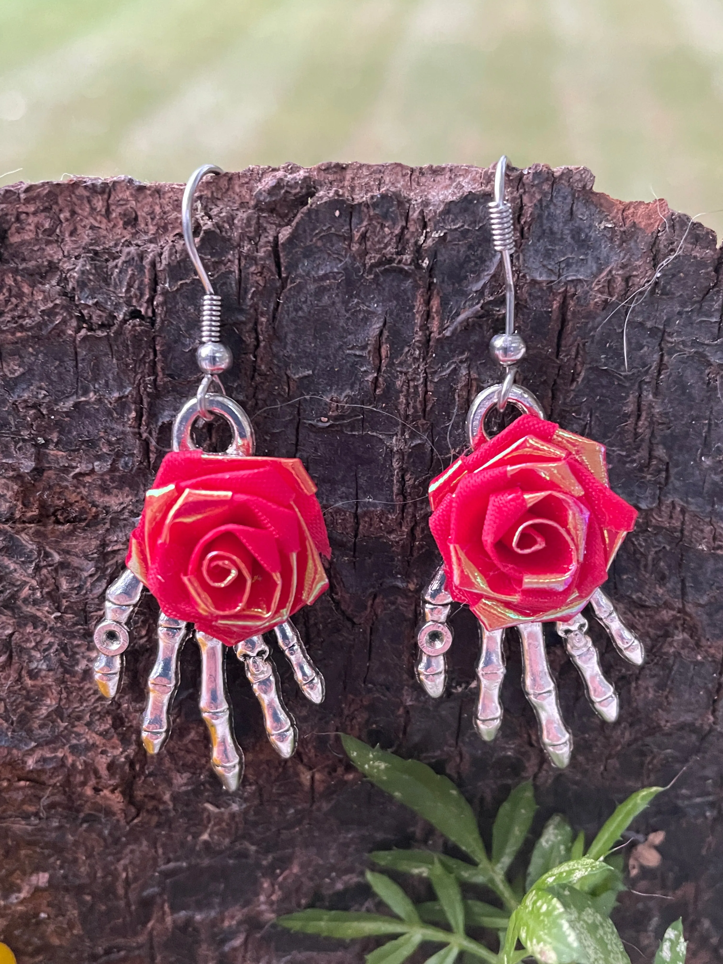 Skeleton Hand Earrings