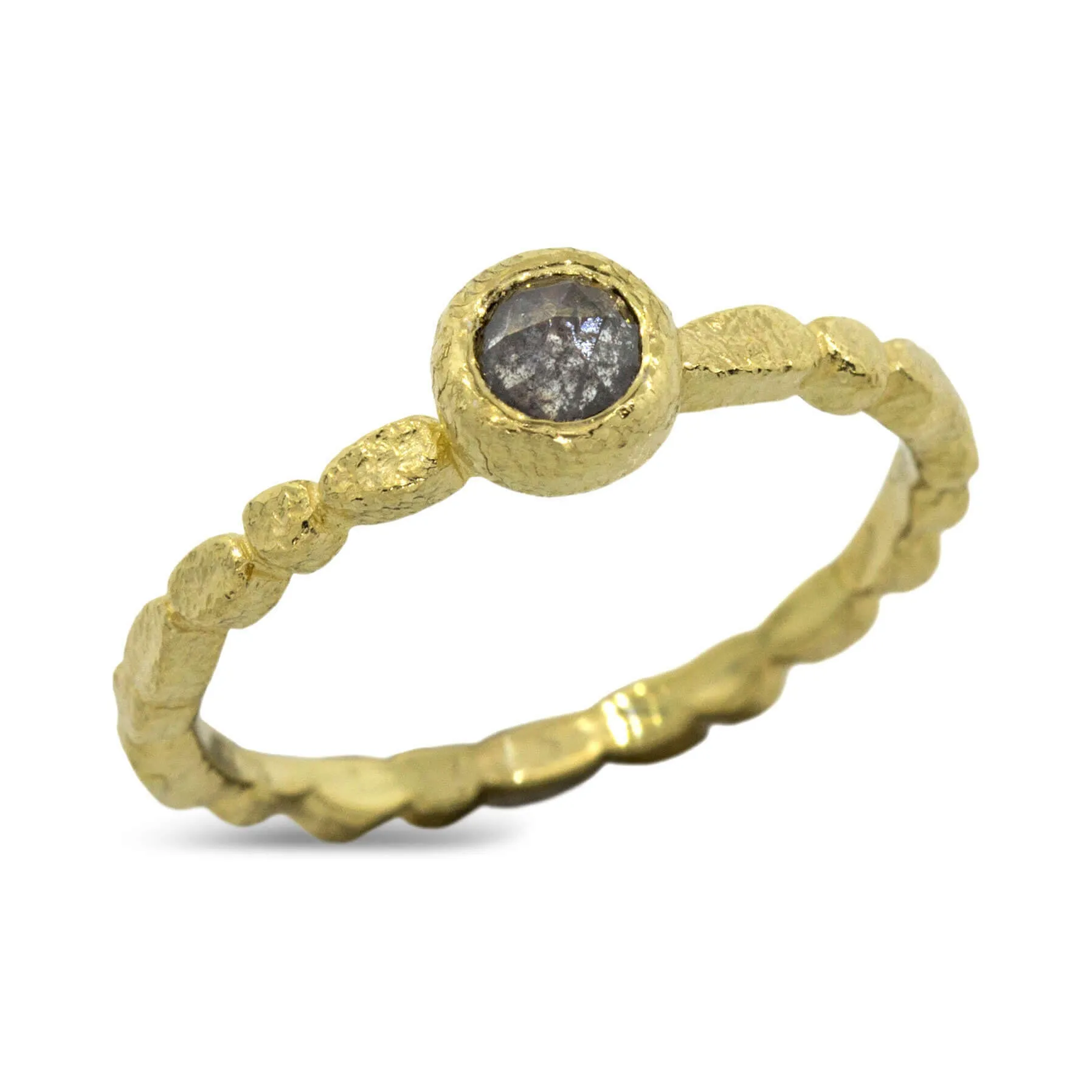 Skinny Pebbles Diamond Ring