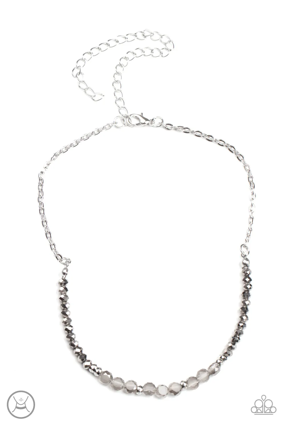 Space Odyssey Silver Choker-Necklace