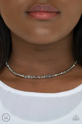 Space Odyssey Silver Choker-Necklace