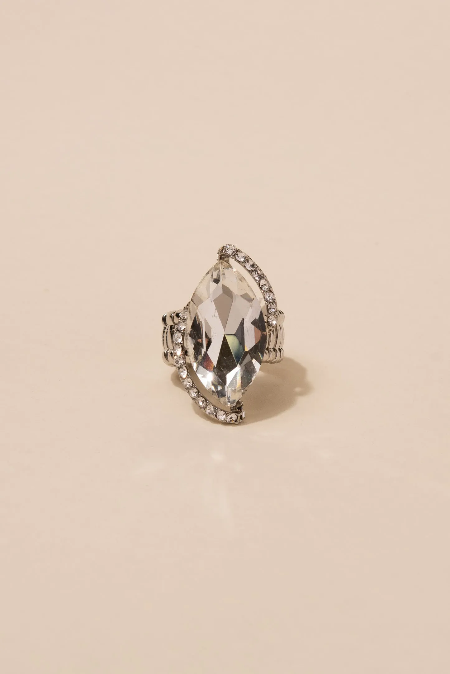 Starlet Rhinestone Statement Ring