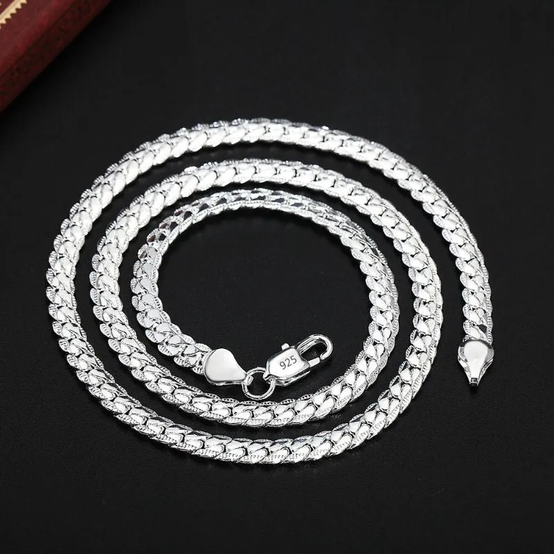 Sterling Silver 5mm Unisex Chain