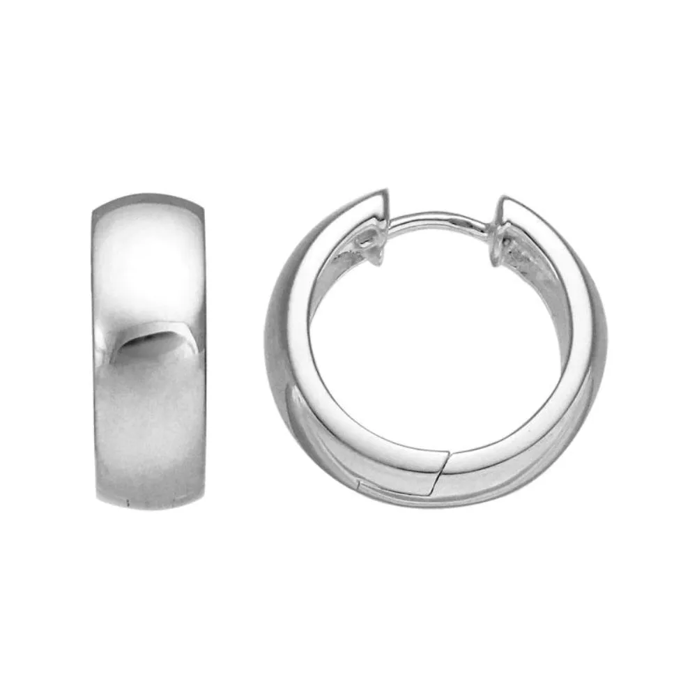 Sterling Silver Huggie Hoop Earrings