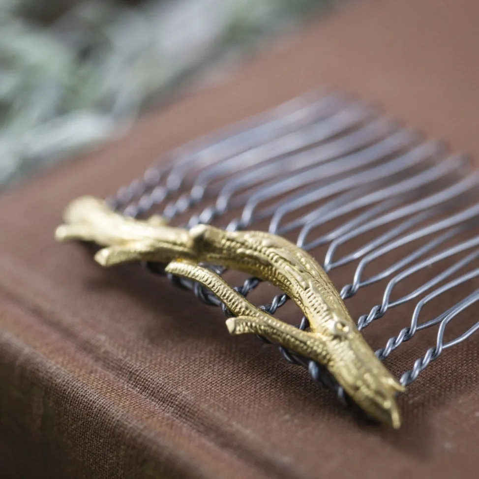 Sturdy Branch Small Hair Comb