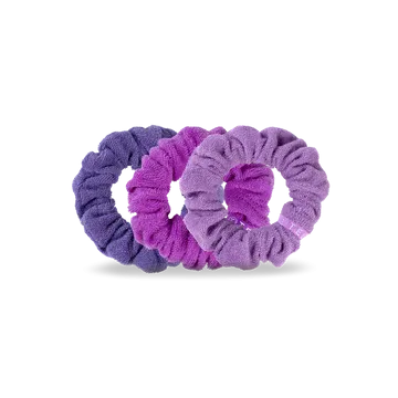 Teleties Terry Cloth Scrunchies - Large Band Pack of 3 - Antigua