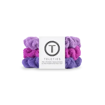 Teleties Terry Cloth Scrunchies - Large Band Pack of 3 - Antigua