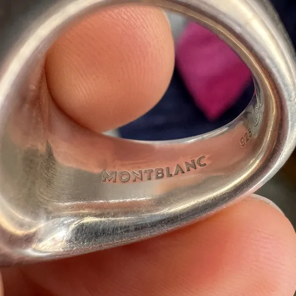 Vintage Montblanc Silver Ring