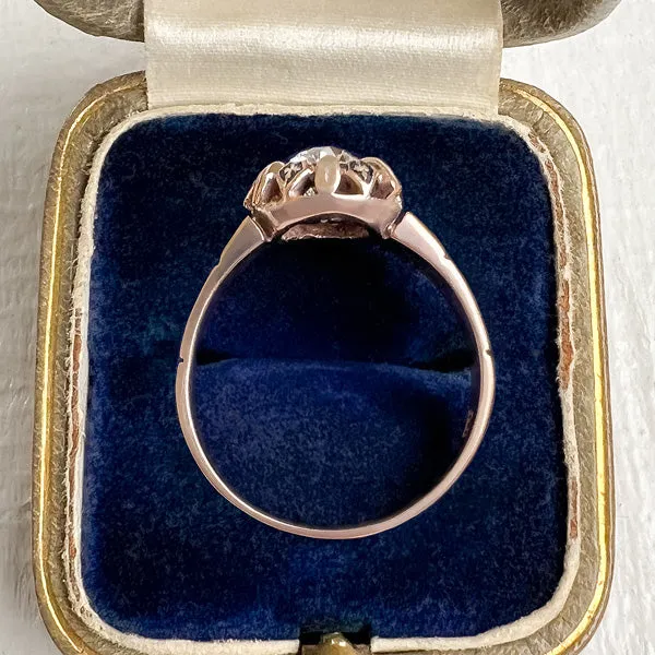 Vintage Solitaire Engagement Ring, Circular Brilliant 0.71ct.