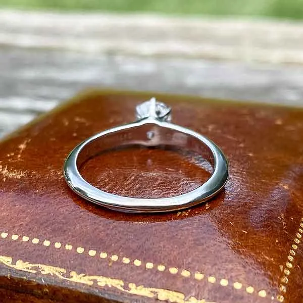 Vintage Tiffany & Co Engagement Ring, RBC 0.57ct.