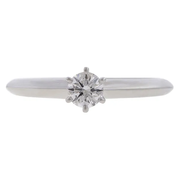 Vintage Tiffany & Co Solitaire Engagement Ring, RBC 0.25ct.