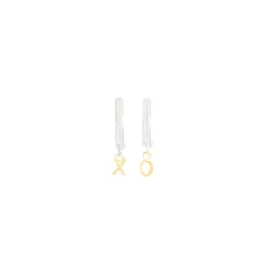 XO Oval Earrings